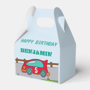 Racing Car Happy Birthday Favour Box