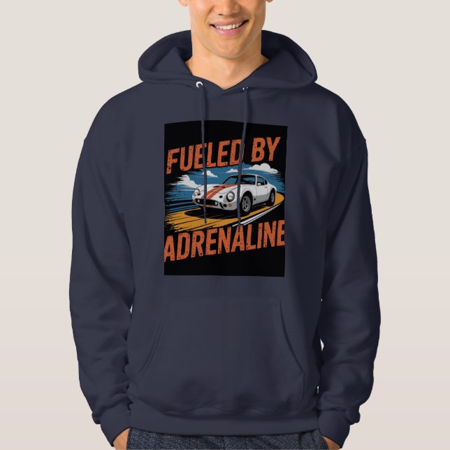 "Racing Car Hoodie – Speed Meets Comfort" (Front)