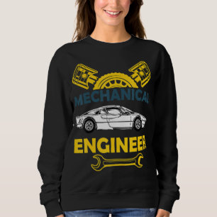 Racing Car Mechanical Engineering Sweatshirt