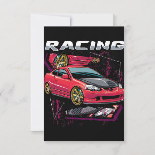 Racing Car _ Motor (102) Invitation