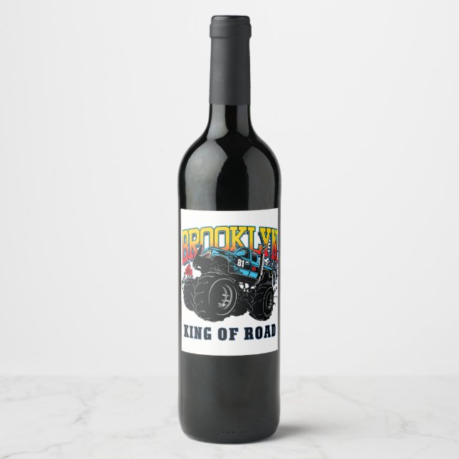 Racing Car _ Motor 10 Wine Label (Front)