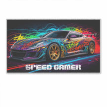 Racing car on graffiti background to play