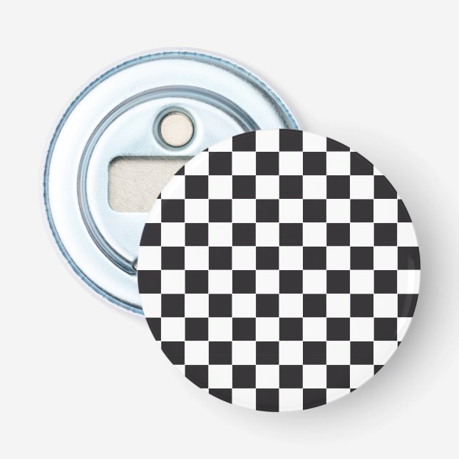 Racing Car Pattern + your background colour Bottle Opener (Front)