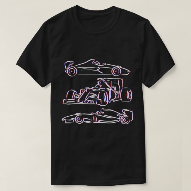 Racing Car Shirt Formula Car Race Lovers Car Racer (Design Front)