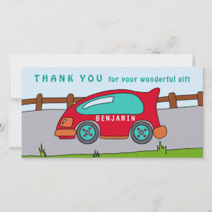 Racing Car Thank you