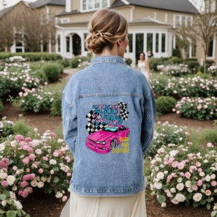 Racing Car Urban Streetwear Denim Jacket