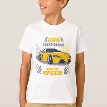 Racing Car Yellow