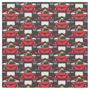 Racing Cars Design Fabric