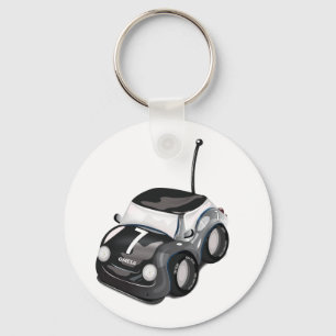 Racing Cars Road Race Key Ring