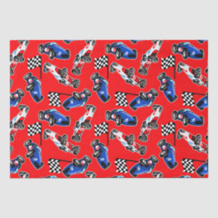 Racing Cars Tissue Paper