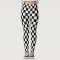 Racing Chequered Flag Print Leggings