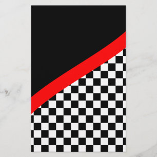 Racing Chequered Flag Scrapbook Paper