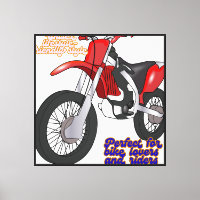 Racing Dirt Bike Art