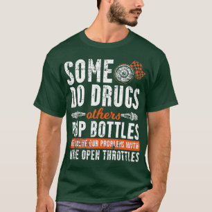 Racing driver saying throttle turbo T-Shirt