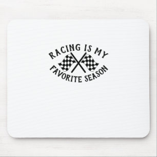 Racing Eye My Favourite Season Art Sticker Mouse Pad