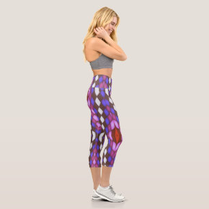 racing flag capri leggings