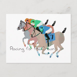 Racing for the Crown Postcard