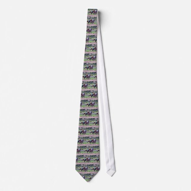 RACING FROM HISTORIC SARATOGA TIE (Front)