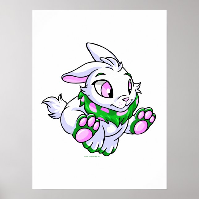Racing green Cybunny Poster (Front)