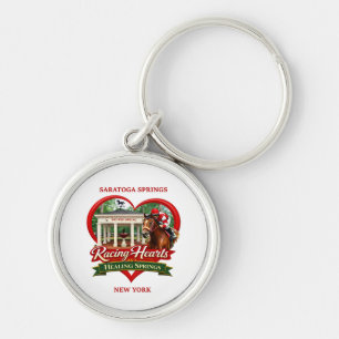 Racing Hearts and Healing Springs Key Ring