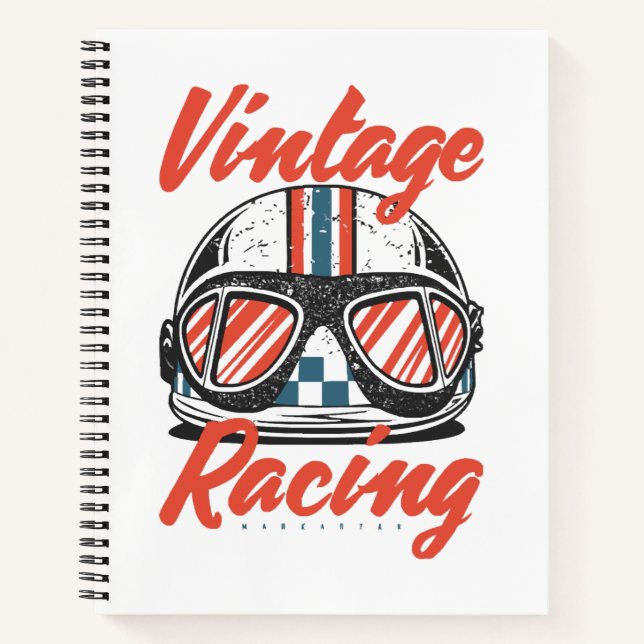 Racing Helmet Notebook (Front)