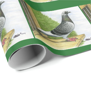 Racing Homer On the Landing Board Wrapping Paper