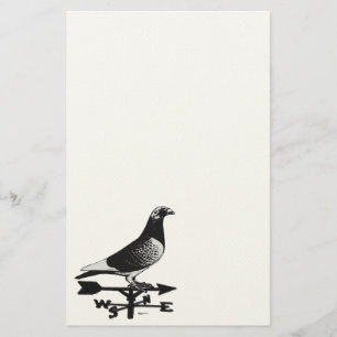Racing Homer:  Weathervane Homer Stationery