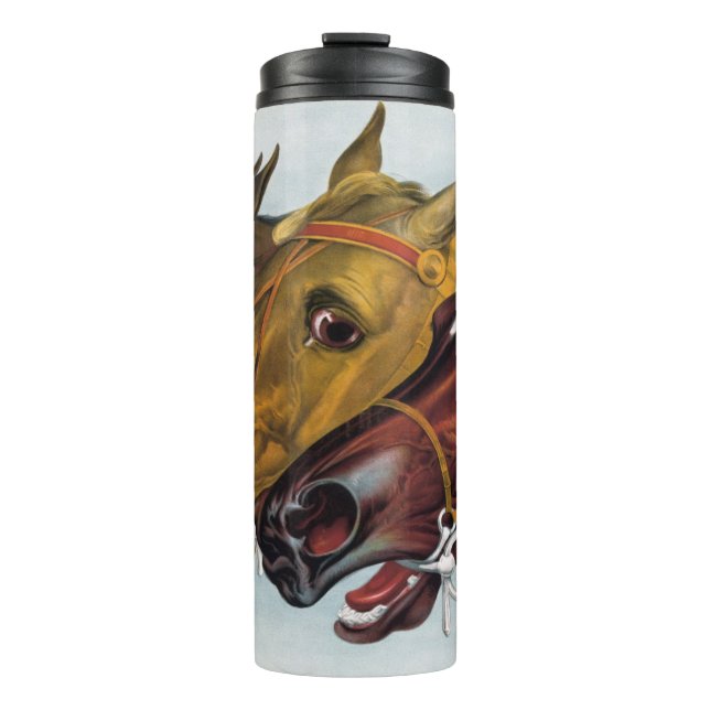 Racing Horses Tumbler (Front)
