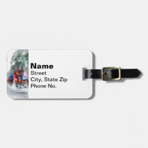 Racing in the Rain Luggage Tag