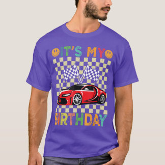 Racing Its My Birthday Party Matching Family Race  T-Shirt