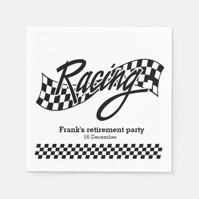 Racing Napkin (Front)