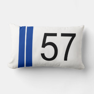Racing Number 57 Lumbar Cushion