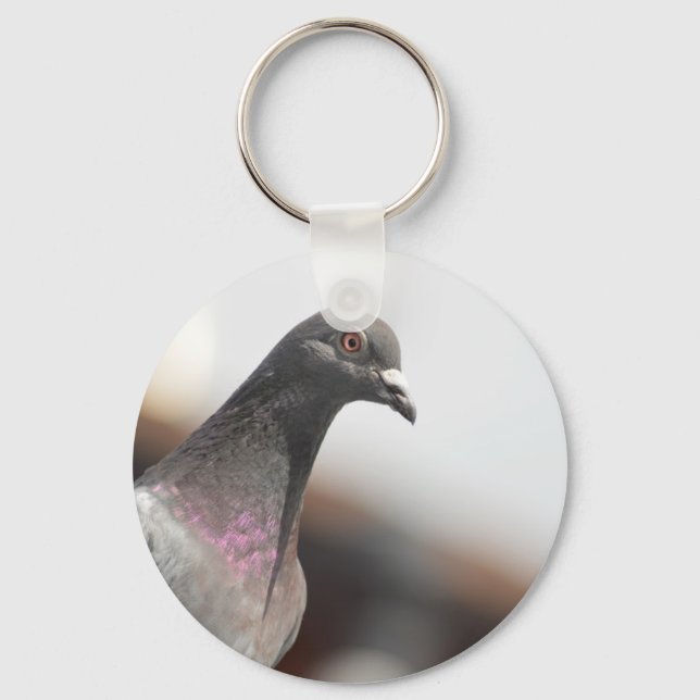 Racing pigeon key ring (Front)