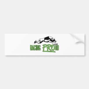 Racing PROud bumper sticker