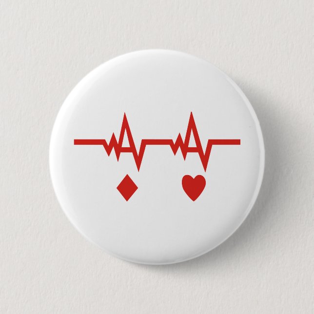 Racing Pulse 6 Cm Round Badge (Front)