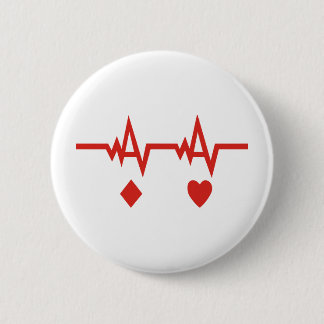 Racing Pulse 6 Cm Round Badge