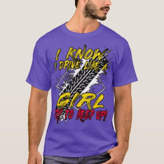 Racing racer girls race T-Shirt