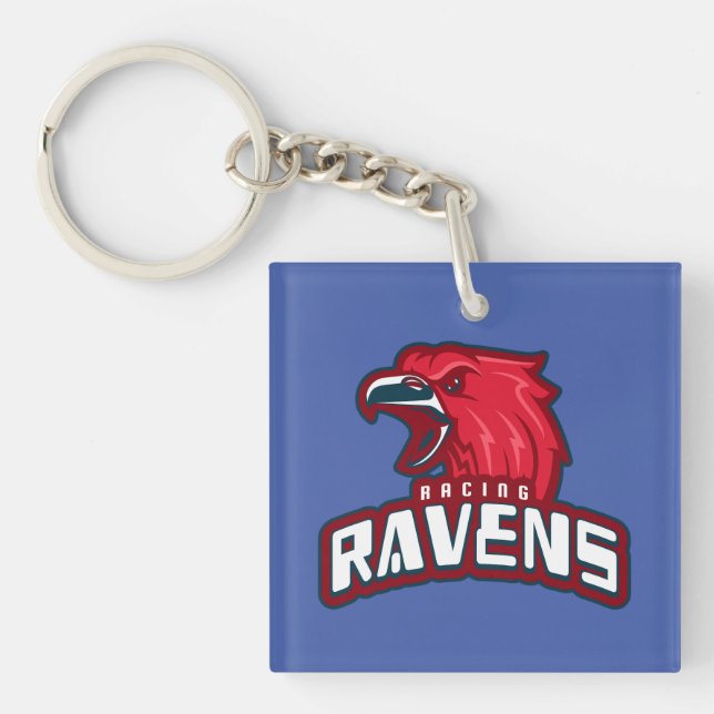 Racing Ravens Key Ring (Front)