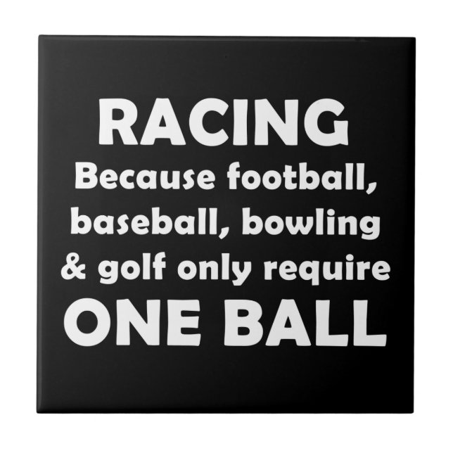 Racing requires balls tile (Front)