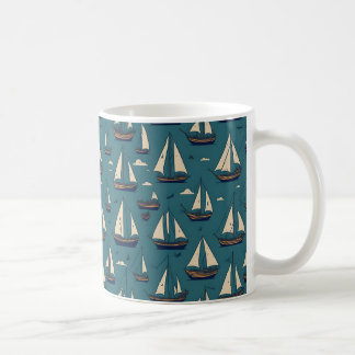 Racing Sailboat Mug