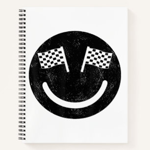 Racing smile for Race Car Parties  Notebook