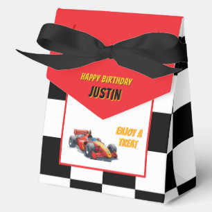 Racing Start Your Engines 4"w x 2"l x 5"h Favour Box