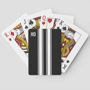 Racing Stripes Playing Cards