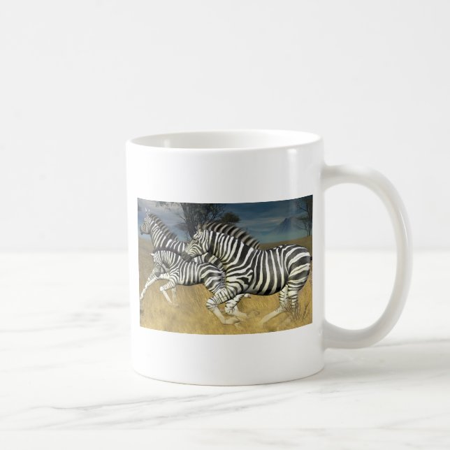 Racing Stripes - Zebra Coffee Mug (Right)