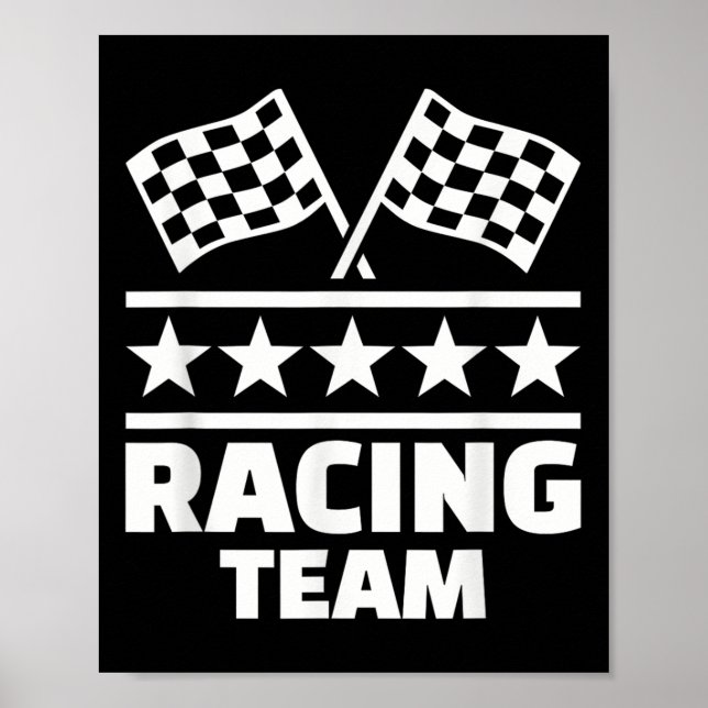 Racing Team  Poster (Front)