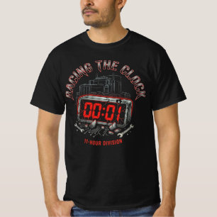 Racing The Clock 11 Hour Division Trucker Gift T-Shirt
