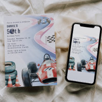 Racing Themed 50th Birthday Party