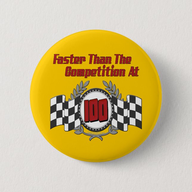 Racing Themed Birthday Gifts 6 Cm Round Badge (Front)
