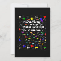 Racing Through 100 Days Of School Race Car Themed