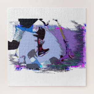 Racing To Scoot - Stunt Scooter Jigsaw Puzzle